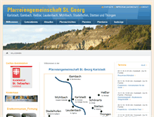 Tablet Screenshot of pg-st-georg-karlstadt.de